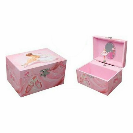 Caja-Joyero Roymart Swan lake Bailarina Rosa