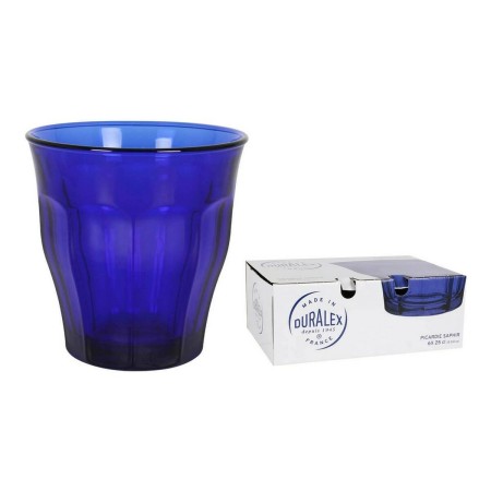 Set de Verres Duralex Picardie Verre Bleu 6 Unités (25 cl)