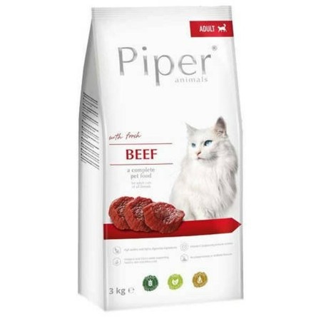 Aliments pour chat Dolina Noteci Piper Animals Adulte Veau 3 Kg