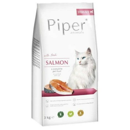 Aliments pour chat Dolina Noteci Piper Animals Adulte Saumon 3 Kg