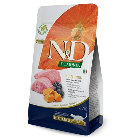 Comida para gato Farmina Neutered Adult Adulto Arándano Cordero Calabaza 1,5 Kg