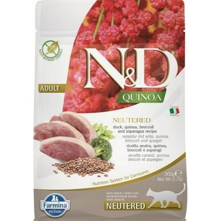Aliments pour chat Farmina N&D Quinoa Adulte Canard 300 g