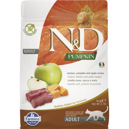 Aliments pour chat Farmina N&D Adulte Pomme Citrouille 300 g