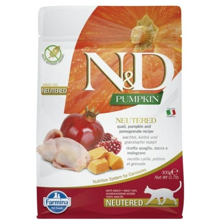 Comida para gato Farmina N&D Adulto Granada Calabaza 300 g