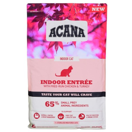 Comida para gato Acana Indoor Entrée Adulto Pollo Pavo 4,5 Kg