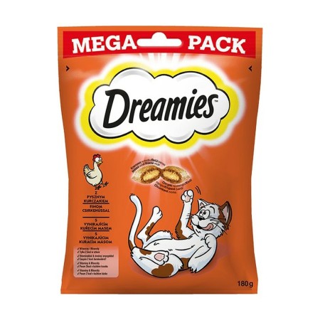 Collation pour Chat Dreamies  180 g Confiseries Poulet