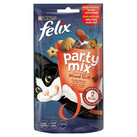 Snack para Gatos Purina Party Mix grill