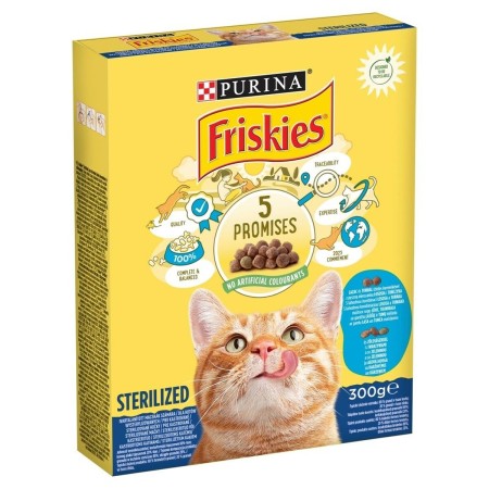 Comida para gato Purina Friskies Adulto Salmón 300 g