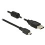 Câble USB vers Mini USB DELOCK KABDLCUSB0067 Noir 3 m