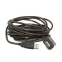 Cable Alargador USB GEMBIRD USB A/USB A M/F 5m Negro 5 m