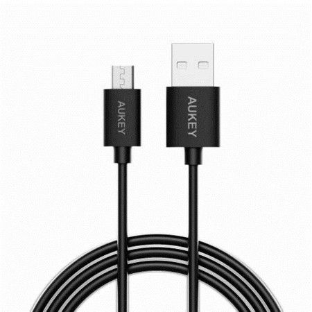 Cable USB a micro USB Aukey CB-D12 OEM Negro 1,2 m