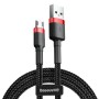 Câble USB vers micro USB Baseus Cafule Noir Rouge 2 m