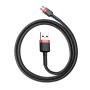 Cable USB a micro USB Baseus CAMKLF-B91 Negro 1 m