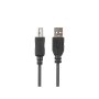 Cable USB A a USB B Lanberg CA-USBA-15CU-0010-BK Negro 1 m