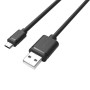 Câble USB vers micro USB Unitek Y-C451GBK Noir 1 m