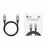 Cable USB C Aukey CB-CD5 Negro Negro/Gris 1 m