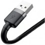 Câble USB vers Lightning Baseus CALKLF-CG1 Gris 2 m