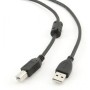 Cable USB A a USB B GEMBIRD CCF-USB2-AMBM-15 Negro 4,6 m