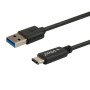 Cable USB A a USB C Savio CL-101 Negro 1 m