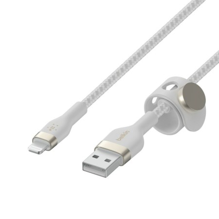 Cable USB a Lightning Belkin CAA010BT3MWH Blanco 3 m