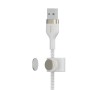 Cable USB a Lightning Belkin CAA010BT3MWH Blanco 3 m