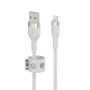 Cable USB a Lightning Belkin CAA010BT3MWH Blanco 3 m