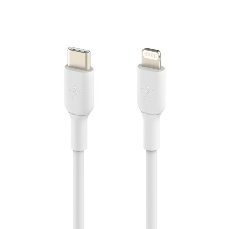 Cable USB-C a Lightning Belkin CAA003BT2MWH Blanco 2 m