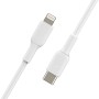 Cable USB-C a Lightning Belkin CAA003BT2MWH Blanco 2 m