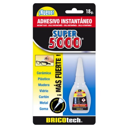 Adhésif instantané Bricotech Super 5000 18 g