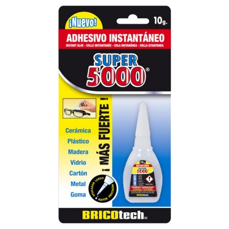 Adhésif instantané Bricotech Super 5000 10 g