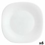 Assiette plate Bormioli Blanc Ø 20 cm (Pack 6 uds)