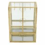 Caja-Joyero Signes Grimalt Dorado Vidrio Cristal 9 x 24 x 16,5 cm