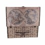 Lot de paniers Signes Grimalt Mappemonde PVC Bois MDF 41 x 39 x 70 cm