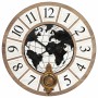 Reloj de Pared Signes Grimalt Mapamundi Madera MDF 4 x 58 x 58 cm