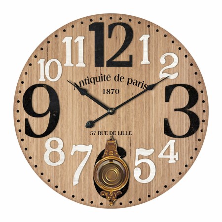 Reloj de Pared Signes Grimalt Madera MDF Vintage 4 x 58 x 58 cm