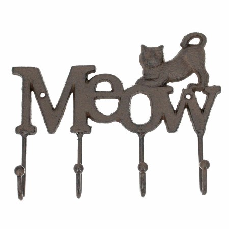 Perchero de Pared Signes Grimalt meow Gato Madera MDF 16 x 20 x 3,5 cm