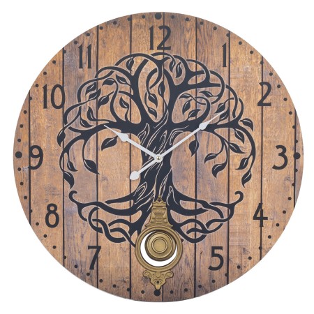 Reloj de Pared Signes Grimalt Árbol Madera 4 x 58 x 58 cm