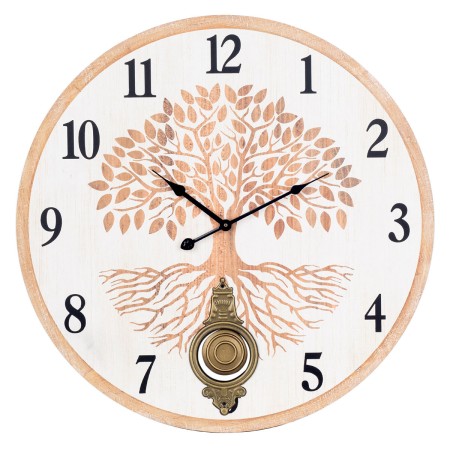 Reloj de Pared Signes Grimalt Árbol Madera 4 x 58 x 58 cm