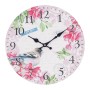 Reloj de Pared Signes Grimalt Flores Madera 4 x 34 x 34 cm