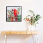Cadre Signes Grimalt Perroquet Peinture 3,5 x 63 x 63 cm