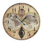 Horloge Murale Signes Grimalt Mappemonde Bois MDF 4 x 58 x 58 cm