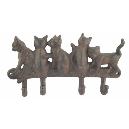 Perchero de Pared Signes Grimalt Gatos Hierro Fundido 3 x 14,5 x 27 cm