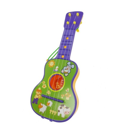 Guitare pour Enfant Reig Violet Vert 4 Cordes