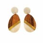 Boucles d´oreilles Femme Lola Casademunt Bois Résine Larme