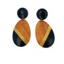 Boucles d´oreilles Femme Lola Casademunt Bois Résine Larme