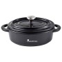 Casserole Masterpro Ovale Noir Grès black (16 x 9,8 x 4,5 cm)