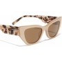 Gafas de Sol Unisex Hawkers Manhattan Ø 50 mm Crema Habana