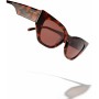 Gafas de Sol Unisex Hawkers Manhattan Habana Ø 50 mm