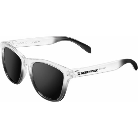 Lunettes de soleil Unisexe Northweek Gradiant Ø 47 mm Blanc Noir