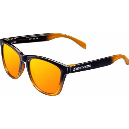 Lunettes de soleil Unisexe Northweek Gradiant Ø 47 mm Noir Orange